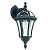 YG-3501 āra sienas gaismeklis Drayton melns/stikls 60W E27 Endon