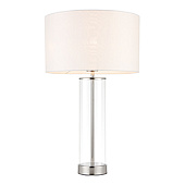 70600 LESSINA TOUCH Galda lampa niķelis/balts abažūrs 1x40W E27 H57  D35 LIGHTING BRANDS