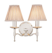 63656 Stanford Sienas lampa pulēts niķelis 2x40W E14  INTERIORS 1900