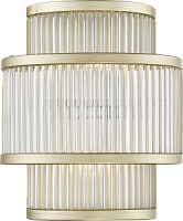 W0528-02B-V6AC Sergio sienas gaism. mat.zelts/kristāla  2x33W G9 H240mm W210mm ZUMA