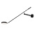 MOD070WL-L6B3K sienas lampa Fad melna LED 380lm 3000K Maytoni