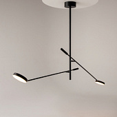 MOD070CL-L15B3K1 griestu lampa Fad melna LED 15W 800lm 3000K Maytoni