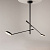 MOD070CL-L15B3K1 griestu lampa Fad melna LED 15W 800lm 3000K Maytoni