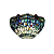 64102 sienas lampa Dragonfly zila Tiffany stikls 1x40W E14 Interiors 1900