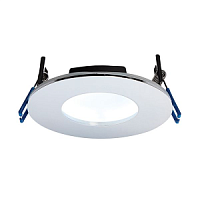 69885 iebūvējams gaismeklis ORBITALPLUS hroms LED 460lm 5000K IP65 Saxby