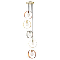 81923 griesu lampa Hoop niķelis/varš/misiņš 5x40W E27 Endon