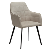 100801602 krēsls Embrace bēšs/melnas kājas Dan-Form