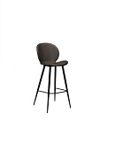 200800215 bāra krēsls Cloud pelēka eko āda/melnas kājas 110cm Dan-Form