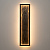 MOD311WL-L55B3K Sienas gaismeklis ORIGN melns LED 55W 800lm 3000K 607x150x60mm Maytoni