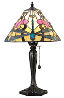 63924 galda lampa Ashton Tiffany stikls 1x40W E14 Interiors 1900