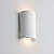 61636 sienas lampa Crescent 2lt balta 2 x 2W LED Endon