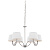 61709 lustra Macy 6lt hroms/balti kupoli 6 x 40W E14 Endon