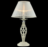 ARM247-00-G Настольная лампа WHITE золото/WHITE абажур 1x40W E14 Maytoni