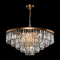 MOD085PL-12BS griestu lampa Revero misiņš/kristāls 12x40W E14 Maytoni