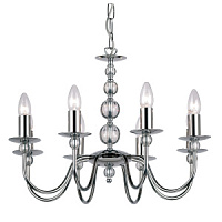 2013-8CH 5 Pсkstone Люстра хром 8x60W E14  LIGHTING BRANDS