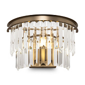 MOD085WL-01BS sienas lampa Revero misiņš/kristāls 1x40W E14 Maytoni