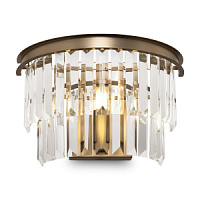 MOD085WL-01BS sienas lampa Revero misiņš/kristāls 1x40W E14 Maytoni