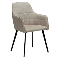 100801602 krēsls Embrace bēšs/melnas kājas Dan-Form