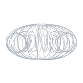 80156 kupols Yara balts 40W E27 Endon