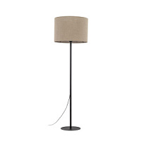 16012 EARTH Stlāvlampa melna/natur. 1x60W E27 D50cm TK-lighting