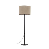 16012 EARTH Stlāvlampa melna/natur. 1x60W E27 D50cm TK-lighting