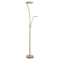 73080 stāvlampa Alassio misiņš 18W/6W LED Endon