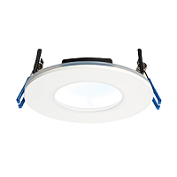 69883 iebūvējams gaismeklis ORBITALPLUS mat.balts LED 460lm 5000K IP65 Saxby