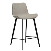 200490870 bāra krēsls Hype bēšs audums/melnas kājas H:91cm Dan-Form