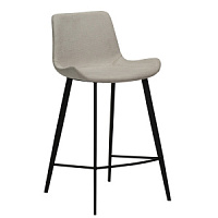 200490870 bāra krēsls Hype bēšs audums/melnas kājas H:91cm Dan-Form