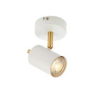 59931 GULL 1LT Потолочный светильник WHITE/GOLD 1x3.5W GU10 LED 2700K  LIGHTING BRANDS