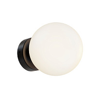MOD321WL-01B sienas lampa Basic Form melna/balts kupols 1x40W E14 Maytoni