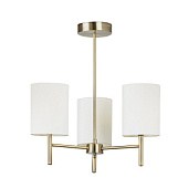 BRIO-3AB griestu lampa Brio niķelis/bēšs kupols 3 x 40W E14 Endon