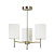 BRIO-3AB griestu lampa Brio niķelis/bēšs kupols 3 x 40W E14 Endon
