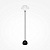MOD177FL-01B stāvlampa MEMORY melna 1xE14 D30cm H139cm Maytoni