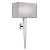 MORETO-1WBCH sienas lampa Moreto hroms/pelēks kupols 60W E14 Endon