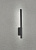 221460142 TAWA sienas gaismeklis melns 1x SMD LED 7,5W · 1x 800lm 3000K H500mm IP54 TRIO