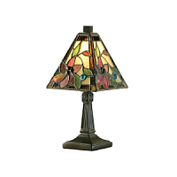 64229 galda lampa Lelani Tiffany stikls 1x40W E14 Interiors 1900