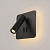 C176-WL-01-6W-B 6W+3W Bra BLACK LED Maytoni
