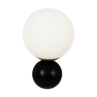 MOD048WL-01G sienas lampa Nostalgia melna/mat.zelts 1x40W E14 Maytoni