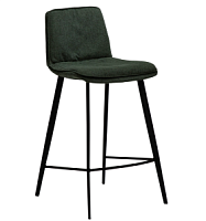 300650160 bāra krēsls Fierce zaļš audums/melnas kājas H:93cm Dan-Form