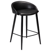 300800640 bāra krēsls Dual melna eko āda/melnas kājas H:81cm Dan-Form
