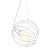 SO.FRAME/35 Frame 35 BIANCO balts gaismeklis ONDALUCE