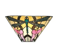 63926 sienas lampa Ashton TIffany stikls 1x40W E14 Interiors 1900