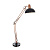 90529 stāvlampa Marshall bronza/melns kupols 60W E27 Endon