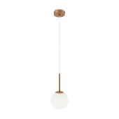 MOD321PL-01G1 griestu lampa Basic Form zelta/balts kupols 1x40W E14 Maytoni