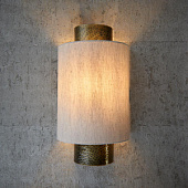 71308 sienas lampa Indara bronza/audums 40W E14 Endon