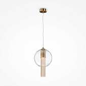 P095PL-01BZ griestu lampa Flusso misiņš GU10 Maytoni