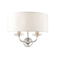 60180 Nixon Sienas lampa spīdīgs niķelis 2x40W E14 LED LIGHTING BRANDS