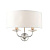 60180 Nixon Sienas lampa  spīdīgs niķelis 2x40W E14  LED LIGHTING BRANDS