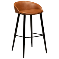 200800670 bāra krēsls Dual brūna eko āda/melnas kājas H:91cm Dan-Form